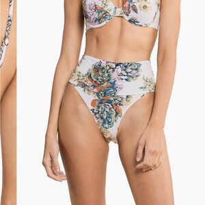 Maaji Jacobean High-Waisted Bikini Bottom